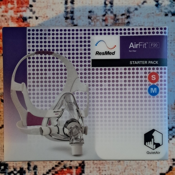 ResMed AirFit F20 Starter Pack Lot Of 2 New - Picture 2 of 3